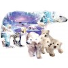 SUNSOUT, Sunsout-96022, 796780960220, PUZZLE SAGOMATO SUNSOUT ORSI ALIXANDRA MULLINS POLAR WORLD 1000 PZ