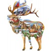 SUNSOUT, Sunsout-97295, 796780972957, PUZZLE SAGOMATO SUNSOUT NATALE REINDEER TRAINING 800 PZ