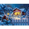 SUNSOUT, Sunsout-55989, 796780559899, PUZZLE PAESAGGI SUNSOUT NEVE CORBERT GAUTHIER CHRISTMAS BUNGALOW 1000 PZ