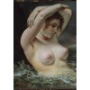 GRAFIKA, Grafika-01289, 3663384012891, PUZZLE ARTE GRAFIKA COURBET LA FEMME DANS LES VAGUES 1868 PITTURA 1800 1000 PZ