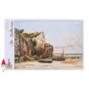 GRAFIKA, Grafika-01158, 3663384011580, PUZZLE ARTE GRAFIKA GUSTAVE COURBET PLAGE DE NORMANDIE PITTURA 1800 1000 PZ