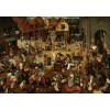 GRAFIKA, Grafika-00694, 3663384006944, PUZZLE ARTE GRAFIKA BRUEGHEL LOTTA TRA CARNEVALE E QUARESIMA PITTURA FIAMMINGA