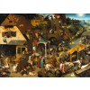 GRAFIKA, Grafika-T-00154, 3663384501548, PUZZLE ARTE GRAFIKA BRUEGHEL PROVERBI FIAMMINGHI PITTURA FIAMMINGA 1000 PZ