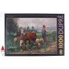 DTOYS, Dtoys-72788-DU02, 5947502874164, PUZZLE ARTE DTOYS JULIEN DUPRE BERGERE AVEC SON TROUPEAU PITTURA 1800 1000 PZ