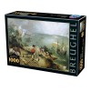 DTOYS, Dtoys-73778-BR03, 5947502875826, PUZZLE ARTE DTOYS BRUEGHEL LANDSCAPE WITH THE FALL OF ICARUS PITTURA FIAMMINGA