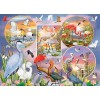 COBBLE HILL, Cobble-Hill-80219, 625012802192, PUZZLE ANIMALI COBBLE HILL / OUTSET MEDIA WATERBIRD MAGIC UCCELLI 1000 PZ