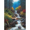COBBLE HILL, Cobble-Hill-80230, 625012802307, PUZZLE PAESAGGI COBBLE HILL / OUTSET MEDIA MOUNTAIN CASCADE CASCATA 1000 PZ