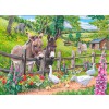 THE HOUSE OF PUZZLES, The-House-of-Puzzles-4128, 5060002004128, PUZZLE ANIMALI THE HOUSE OF PUZZLES ASINI CAMPAGNA PEZZI XXL  250 PZ