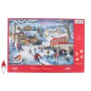 THE HOUSE OF PUZZLES, The-House-of-Puzzles-1578, 5060002001578, PUZZLE TEMATICO THE HOUSE OF PUZZLES STAGIONI INVERNO WINTER GAMES 1000 PZ