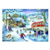 THE HOUSE OF PUZZLES, The-House-of-Puzzles-1578, 5060002001578, PUZZLE TEMATICO THE HOUSE OF PUZZLES STAGIONI INVERNO WINTER GAMES 1000 PZ