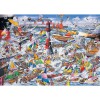 GIBSONS, G591, 5012269005912, PUZZLE MEZZI DI TRASPORTO GIBSONS BARCHE I LOVE BOATS 1000 PZ