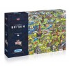 GIBSONS, G7080, 5012269070804, PUZZLE TEMATICO GIBSONS NAZIONI BEAUTIFUL BRITAIN 1000 PZ