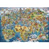 GIBSONS, G7098, 5012269070989, PUZZLE TEMATICO GIBSONS CARTE GEOGRAFICHE WONDERFUL WORLD 1000 PZ