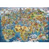 GIBSONS, G7098, 5012269070989, PUZZLE TEMATICO GIBSONS CARTE GEOGRAFICHE WONDERFUL WORLD 1000 PZ