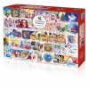 GIBSONS, G7104, 5012269071047, PUZZLE TEMATICO GIBSONS NATALE CHRISTMAS ALPHABET 1000 PZ