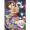 BLUEBIRD, BLUEBIRD-PUZZLE-70087, 3663384700873, PUZZLE ANIMALI BLUEBIRD GATTI KITTENS IN CLOSET 1000 PZ