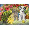 BLUEBIRD, BLUEBIRD-PUZZLE-70068, 3663384700682, PUZZLE ANIMALI BLUEBIRD CANI DOUBLE TROUBLE 1000 PZ