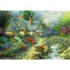 BLUEBIRD, BLUEBIRD-PUZZLE-70064, 3663384700644, PUZZLE EDIFICI BLUEBIRD COTTAGES E CHALETS COUNTRY COTTAGE 1000 PZ