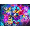 BLUEBIRD, BLUEBIRD-PUZZLE-70219, 3663384702198, PUZZLE ANIMALI BLUEBIRD FARFALLE FLOWERS AND BUTTERFLIES 1000 PZ