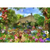 BLUEBIRD, BLUEBIRD-PUZZLE-70141, 3663384701412, PUZZLE EDIFICI BLUEBIRD COTTAGES E CHALETS ENGLISH COTTAGE GARDEN 1500 PZ