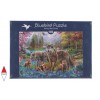 BLUEBIRD, BLUEBIRD-PUZZLE-70195, 3663384701955, PUZZLE ANIMALI BLUEBIRD LUPI SPRING WOLF FAMILY 1500 PZ