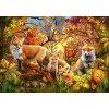 BLUEBIRD, BLUEBIRD-PUZZLE-70165, 3663384701658, PUZZLE ANIMALI BLUEBIRD VOLPI SPIRIT OF AUTUMN 1500 PZ