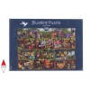 BLUEBIRD, BLUEBIRD-PUZZLE-70142, 3663384701429, PUZZLE OGGETTI BLUEBIRD LIBRERIA WINE SHELF 2000 PZ