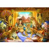 BLUEBIRD, BLUEBIRD-PUZZLE-70198, 3663384701986, PUZZLE ANIMALI BLUEBIRD LEOPARDI EGYPTIAN QUEEN OF THE LEOPARDS 2000 PZ