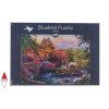 BLUEBIRD, BLUEBIRD-PUZZLE-70146, 3663384701467, PUZZLE EDIFICI BLUEBIRD COTTAGES E CHALETS OLD MILL 3000 PZ