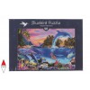 BLUEBIRD, BLUEBIRD-PUZZLE-70132, 3663384701320, PUZZLE PAESAGGI BLUEBIRD FONDALI MARINI DOLPHIN PANORAMA 500 PZ