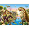 BLUEBIRD, BLUEBIRD-PUZZLE-70157, 3663384701573, PUZZLE ANIMALI BLUEBIRD DINOSAURI JURASSIC RIVER 500 PZ