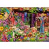 BLUEBIRD, BLUEBIRD-PUZZLE-70238-P, 3663384702389, PUZZLE PAESAGGI BLUEBIRD FIORI E GIARDINI THE SCARECROWS GARDEN 1000 PZ