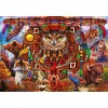 BLUEBIRD, BLUEBIRD-PUZZLE-70247-P, 3663384702471, PUZZLE ANIMALI BLUEBIRD ANIMALI VARI ANIMAL TOTEM 1000 PZ