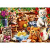 BLUEBIRD, 70241-P, 3663384702419, PUZZLE ANIMALI BLUEBIRD GATTI KITTENS IN THE POTTING SHED 1000 PZ