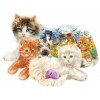 SUNSOUT, SUNSOUT-95958, 796780959583, PUZZLE SAGOMATO SUNSOUT GATTI GIORDANO STUDIOS - A LITTER OF KITTENS 1000 PZ