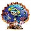 SUNSOUT, SUNSOUT-95355, 796780953550, PUZZLE SAGOMATO SUNSOUT FONDALI MARINI 1000 PZ