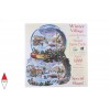 SUNSOUT, SUNSOUT-97152, 796780971523, PUZZLE SAGOMATO SUNSOUT NATALE STEVE CRISP - WINTER VILLAGE 1000 PZ