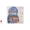 SUNSOUT, SUNSOUT-97182, 796780971820, PUZZLE SAGOMATO SUNSOUT NATALE ADRIAN CHESTERMAN - CHRISTMAS SNOW GLOBE 1000 PZ