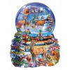 SUNSOUT, SUNSOUT-97182, 796780971820, PUZZLE SAGOMATO SUNSOUT NATALE ADRIAN CHESTERMAN - CHRISTMAS SNOW GLOBE 1000 PZ