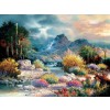 SUNSOUT, SUNSOUT-18085, 796780180857, PUZZLE PAESAGGI SUNSOUT FIORI E GIARDINI JAMES LEE - SPRINGTIME VALLEY 1000 PZ
