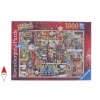 RAVENSBURGER, 19468, 4005556194681, PUZZLE OGGETTI RAVENSBURGER LIBRERIA THE CHRISTMAS CUPBOARD 1000 PZ