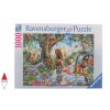 RAVENSBURGER, 19837, 4005556198375, PUZZLE ANIMALI RAVENSBURGER ANIMALI VARI AVVENTURE NELLA GIUNGLA 1000 PZ