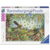 RAVENSBURGER, 15172, 4005556151721, PUZZLE ANIMALI RAVENSBURGER CONIGLI BOSCO MAGICO DI NOTTE 1000 PZ