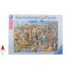 RAVENSBURGER, 19890, 4005556198900, PUZZLE EDIFICI RAVENSBURGER WORLD LANDMARKS 1000 PZ
