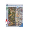 RAVENSBURGER, 16254, 4005556162543, PUZZLE PAESAGGI RAVENSBURGER CITTA CITTA DIVISA 1500 PZ