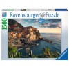 RAVENSBURGER, 16227, 4005556162277, PUZZLE PAESAGGI RAVENSBURGER MARE E OCEANO VISTA DELLE CINQUE TERRE 1500 PZ