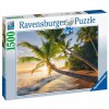 RAVENSBURGER, 15015, 4005556150151, PUZZLE PAESAGGI RAVENSBURGER MARE E OCEANO SPIAGGIA SEGRETA 1500 PZ