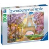 RAVENSBURGER, 16000, 4005556160006, PUZZLE PAESAGGI RAVENSBURGER CITTA AMORE A PARIGI 1500 PZ