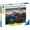 RAVENSBURGER, 15011, 4005556150113, PUZZLE PAESAGGI RAVENSBURGER MONTAGNA TRAMONTO IN MONTAGNA 1000 PZ