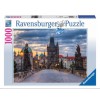 RAVENSBURGER, 19738, 4005556197385, PUZZLE PAESAGGI RAVENSBURGER THE WALK ACROSS THE CHARLES BRIDGE PRAGA 1000 PZ